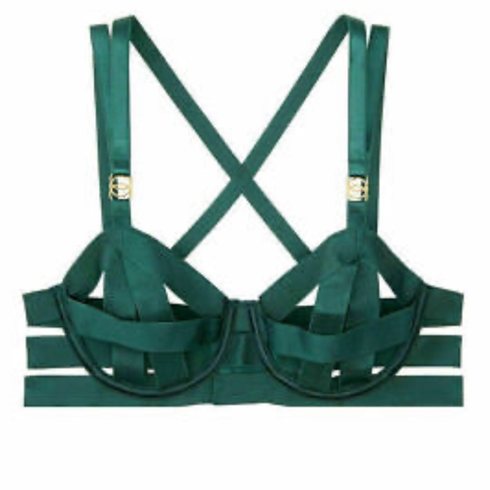 Victoria's Secret Strappy Demi Bra & cheeky Set 36DD - Picture 4 of 4